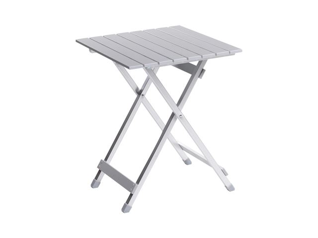 Bord - klapbord aluminium 70 x 70 cm.