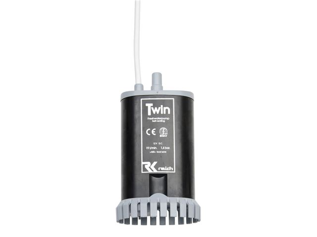Dykpumpe "Reich Twin" 12V 10mm glat studs