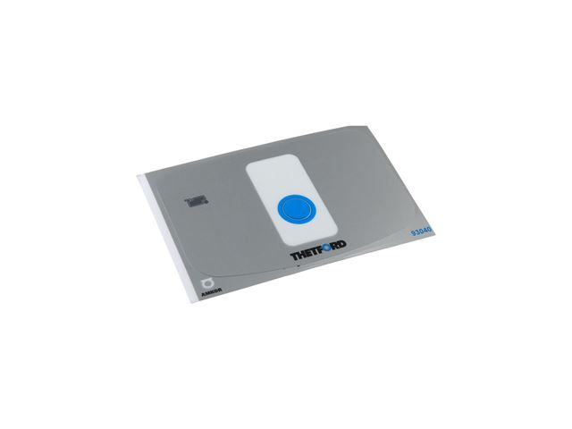 Label til kontrolpanel Thetford