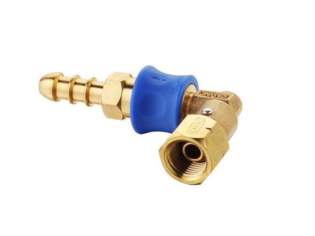 Gasstuds 1/4" og quick-kobling