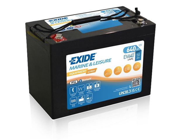 Lithiumbatteri "Exide EV640" 50A
