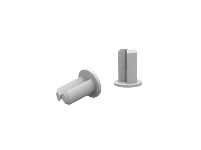 Nitte PVC til Caravanstore 2stk. grå
