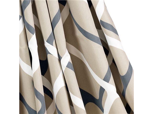 Gardinsæt Isabella standard Collage Sand 16 stk