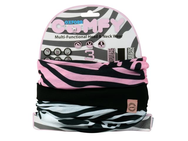 Oxford Comfy Zebra 3-Pack