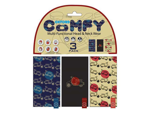 Oxford Comfy Scooter 3-Pack