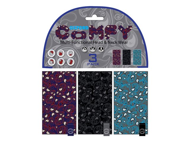 Oxford Comfy Paisley 3-Pack