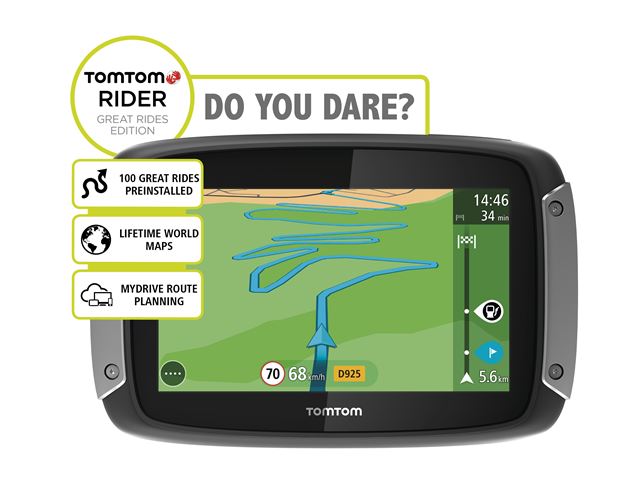 TomTom Rider 410 Premium World Map