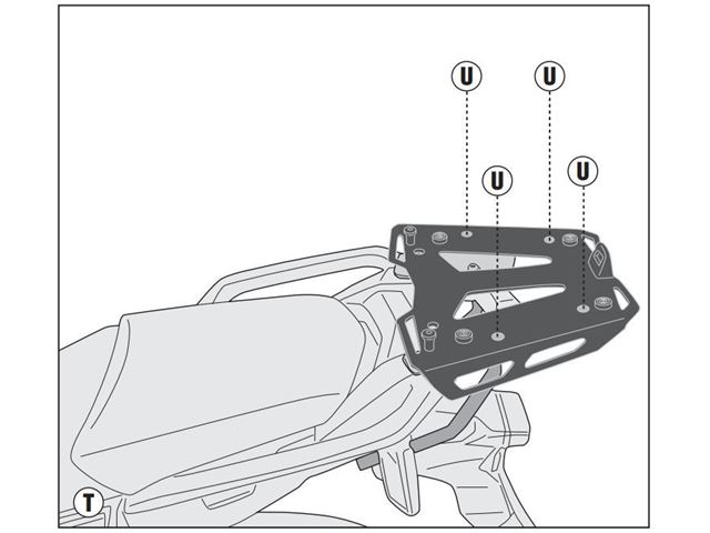 GIVI Bagagebærer u/topplade - CRF1000 18-