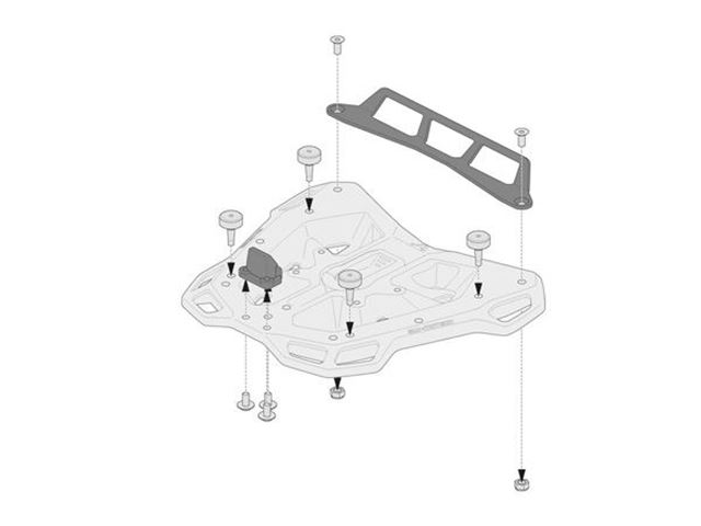 ADAPTER KIT TIL ADV-RACK GIVI MONOLOCK