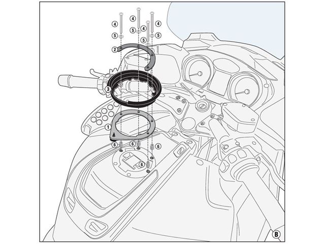 GIVI Tankring - R1200RT 05-13