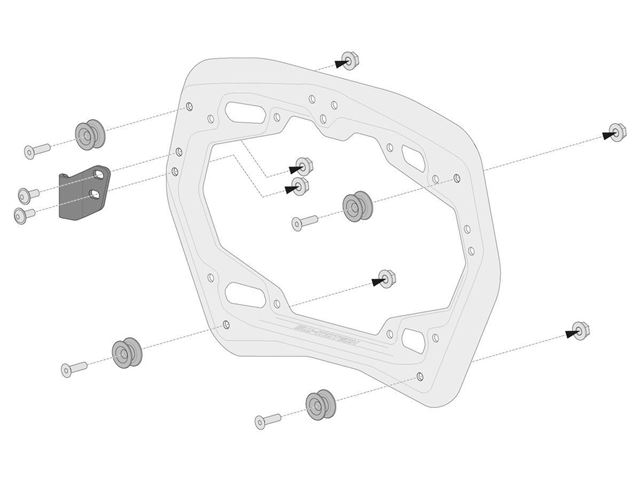 TRAX ADV TASKESÆT 45/37L - CRF1100L A. Twin 19-