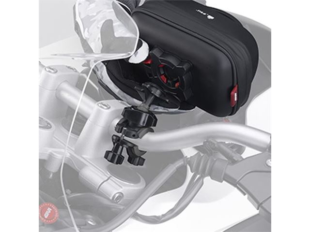 GIVI GPS HOLDER INDV. B.5,7 X H.12,4CM M. SKYGGE