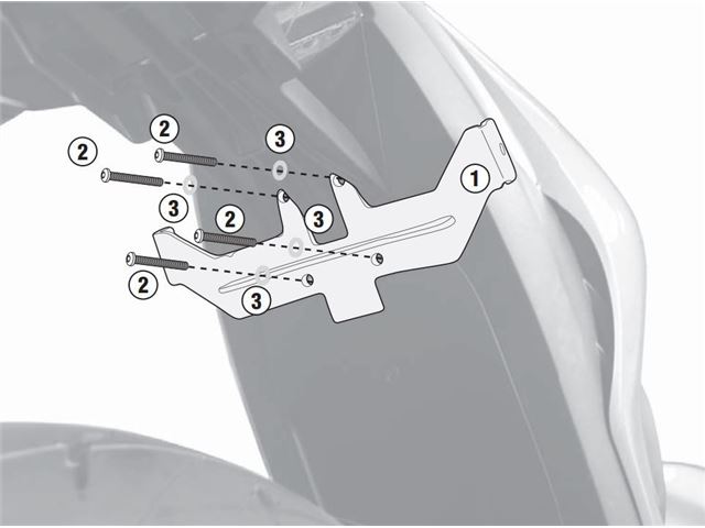 GIVI Mont.kit til TST3110 uden 3110FZ