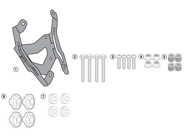 GIVI Mont.Kit Vindskærm - MT-09 TRACER (+2122