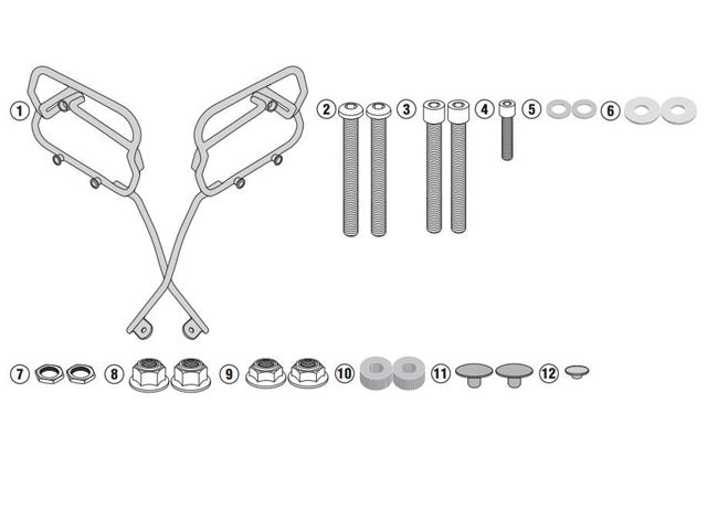 GIVI MULTILOCK HOLDER - GSX S1000/F 15- k.m 3110FZ