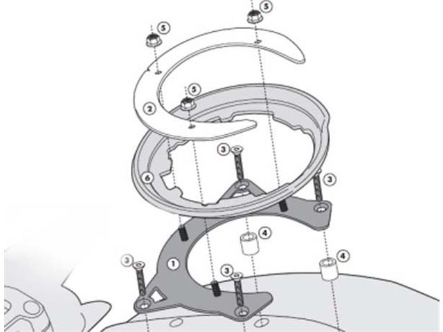 GIVI Tankring - Monster 1100 Evo 11