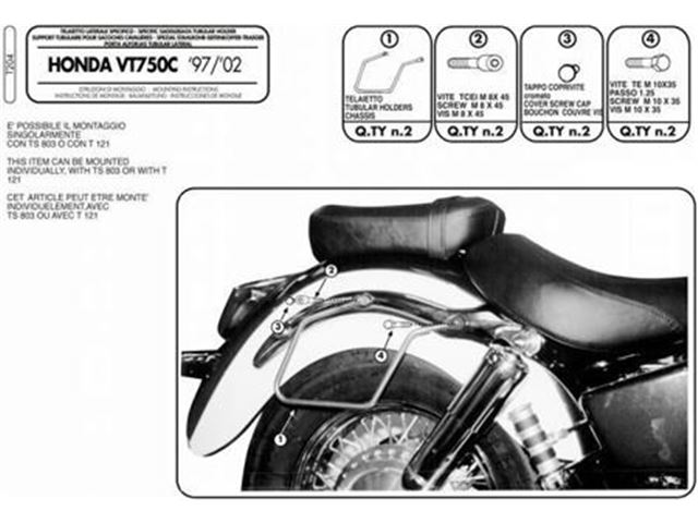 GIVI Taskeholder Softbags - VT750C 97-00