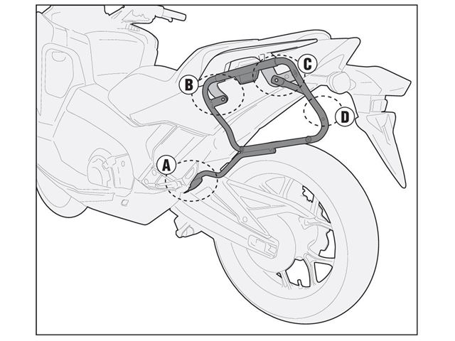 GIVI Taskeholder V35 - NC750 Integra 14-15 k.med11