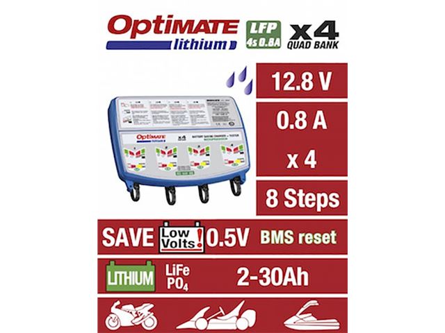 OPTIMATE Lithium 4 bank TM484