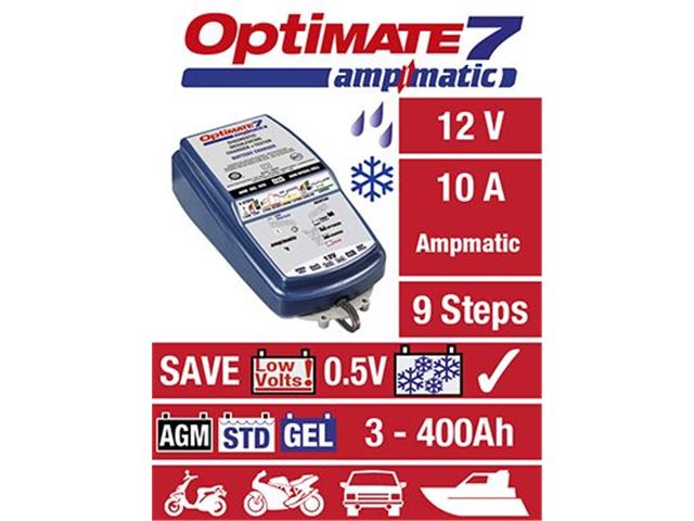 OPTIMATE 7 LADER AMPMATIC 10Amp TM254