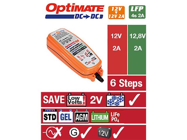 OPTIMATE lader 12V fra batteri til batteri TM500