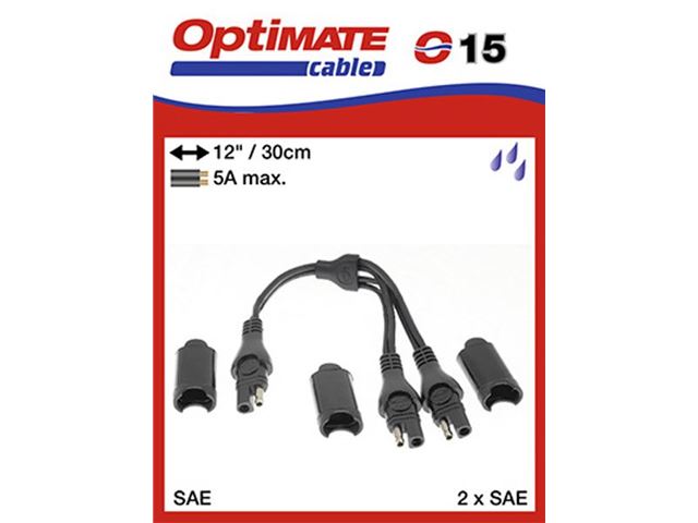 Y-splitter, SAE IN to 2 x SAE OUT