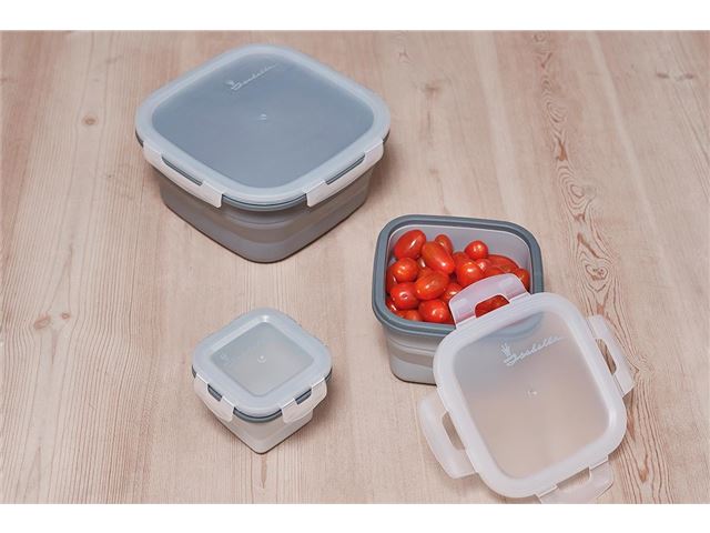 Opbevaringsbokse - foldbare - Sæt med 3 stk.