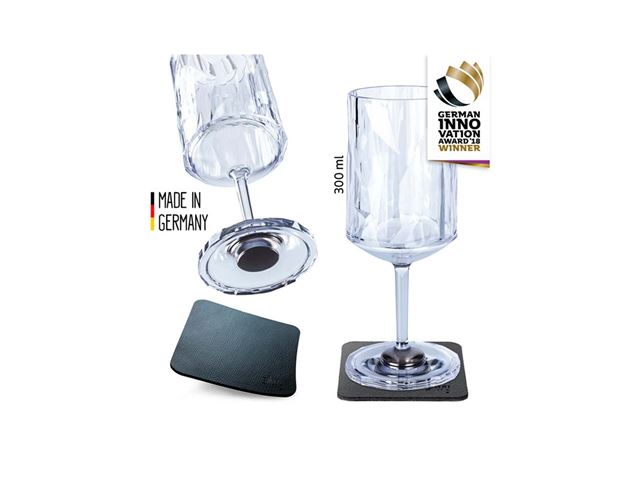 Silwy Vinglas - Plast - Sæt med 2 stk