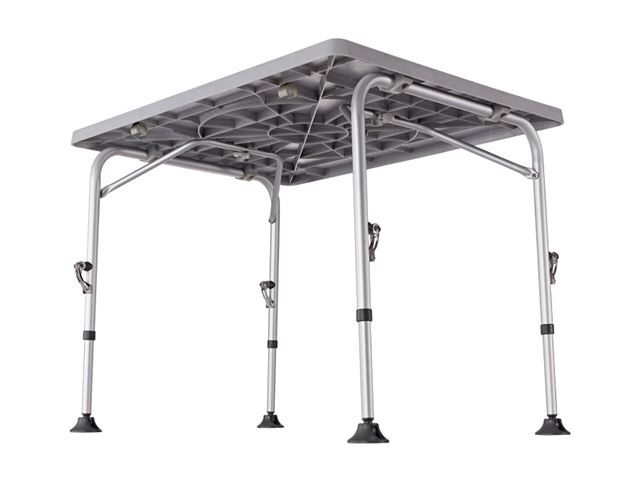 Westfield Smart Star campingbord, 90 x 70 cm. Lys grå.