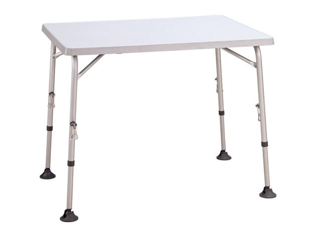 Westfield Smart Star campingbord, 90 x 70 cm. Lys grå.