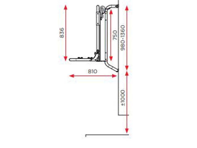 Cykellift - Prostor 12 V