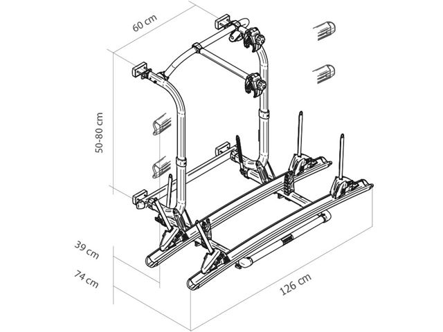 Cykelholder - Thule Elite G2 (Kort model)