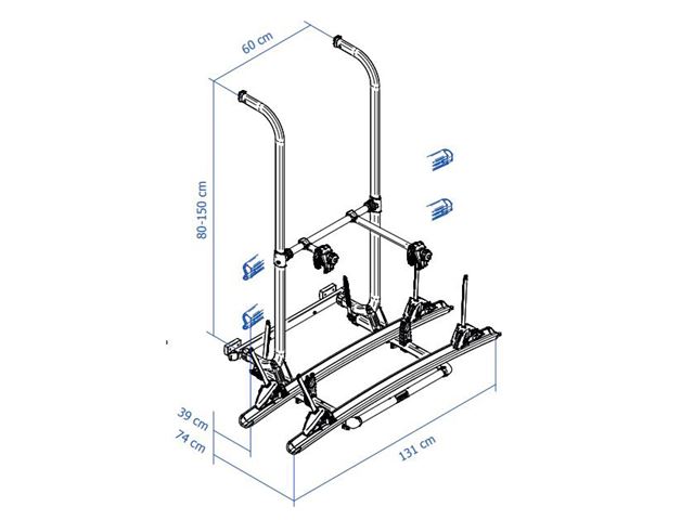 Cykelholder - Thule Elite G2 (Til Dethleffs)