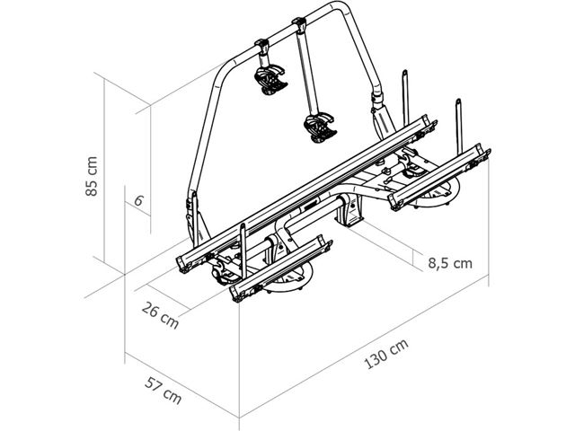 Thule Caravan Superb til 2 (3) cykler