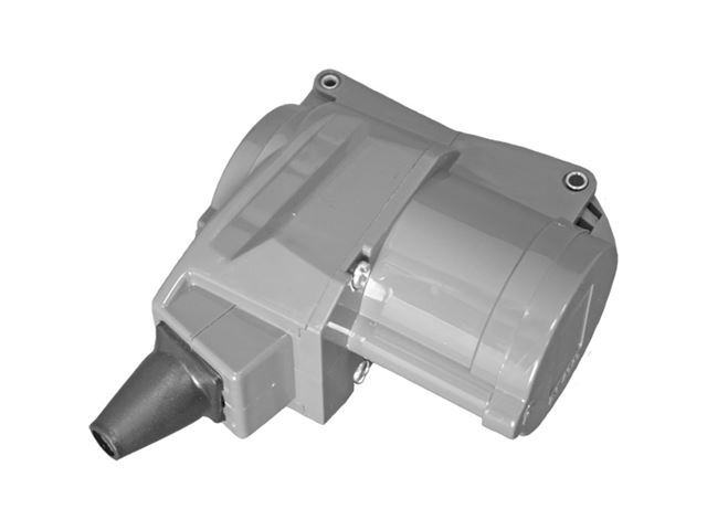 230 V vinkelstik med stikdåse