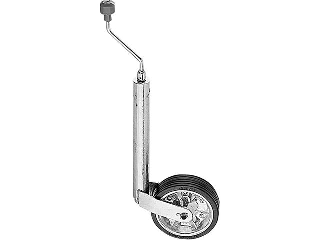 Næsehjul, 48 mm stamme, metalfælg