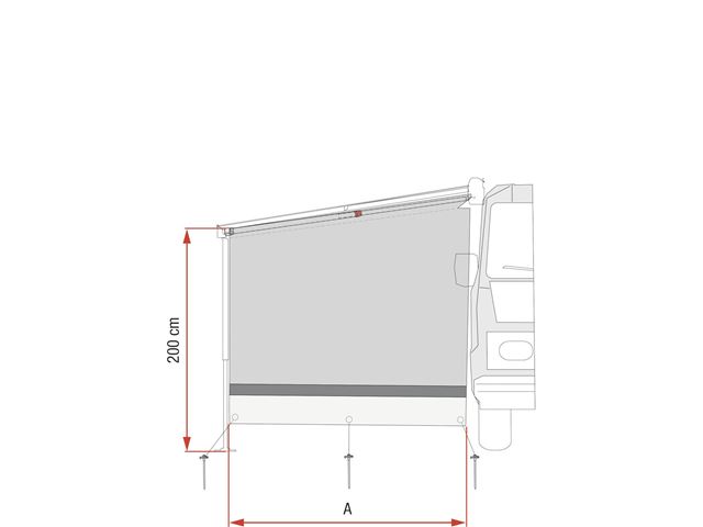 Side "Fiamma Sun View Caravanstore XL"