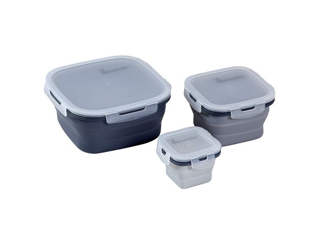 Opbevaringsbokse - foldbare - Sæt med 3 stk.